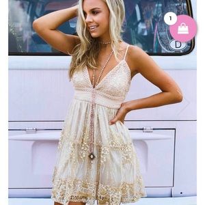 Southern Fried Chicks-Chasing Memories Spaghetti Strap Dress